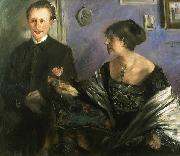 Lovis Corinth Portrait of the writer Georg Hirschfeld and his wife Ella oil painting
